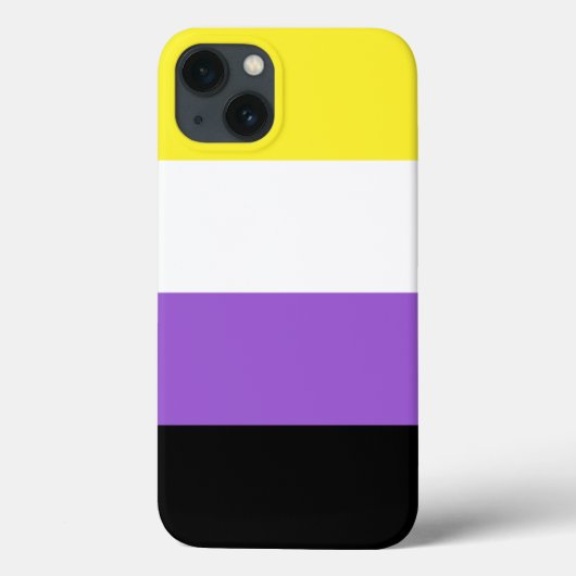 Vlag van niet-binaire pride Case-Mate iPhone case (Achterkant)