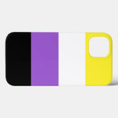 Vlag van niet-binaire pride Case-Mate iPhone case (Achterkant (horizontaal))