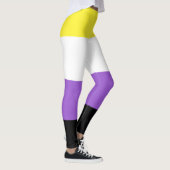 Vlag van niet-binaire pride leggings (Rechts)