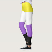 Vlag van niet-binaire pride leggings (Links)