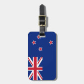 Vlag van Nieuw-Zeeland Bagagelabel (Voorkant verticaal)