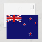 Vlag van Nieuw-Zeeland Briefkaart (Voorkant / Achterkant)