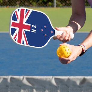 Vlag van Nieuw-Zeeland - gestileerd Pickleball Paddle