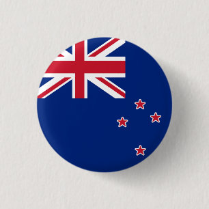 Vlag van Nieuw-Zeeland Ronde Button 3,2 Cm