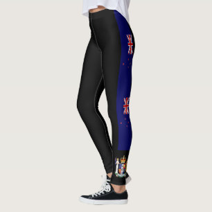 vlag van Nieuw-Zeelandse strepen Leggings
