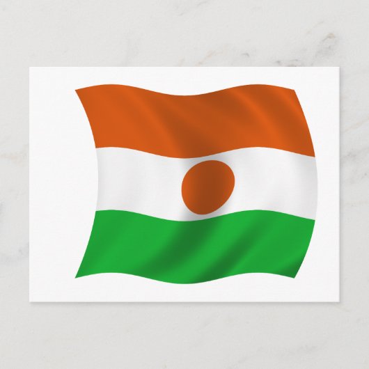 vlag van Niger Briefkaart (Voorkant)