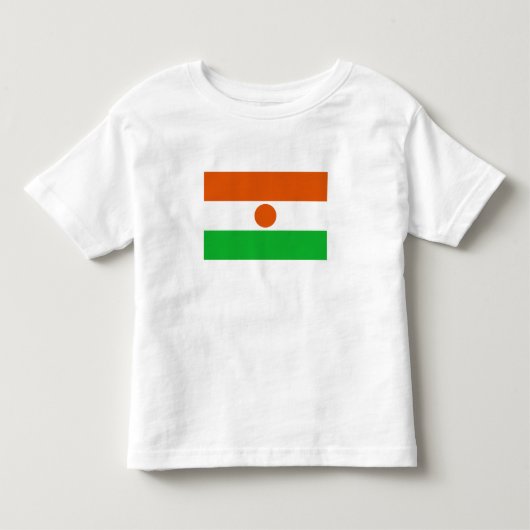 Vlag van Niger Kinder Shirts (Voorkant)