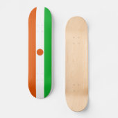 Vlag van Niger Skateboard (Voorkant)