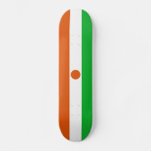 Vlag van Niger Skateboard (Voorkant)