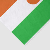 Vlag van Niger Tissuepapier (Detail)