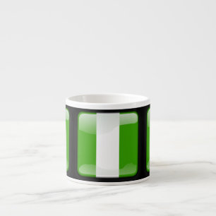vlag van Nigeria Espresso Kop