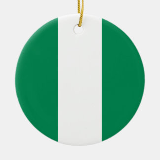 vlag van Nigeria Keramisch Ornament