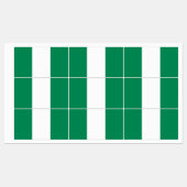 Vlag van Nigeria Labels (Vel)