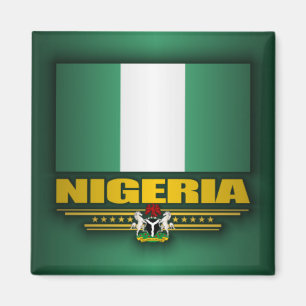 vlag van Nigeria Magneet