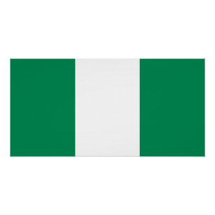 Vlag van Nigeria Perfect Poster