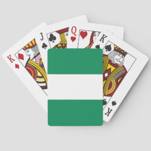 Vlag van Nigeria Pokerkaarten