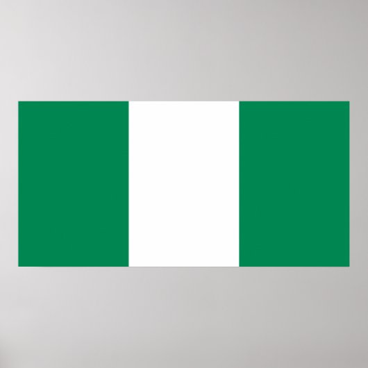 vlag van Nigeria Poster (Voorkant)