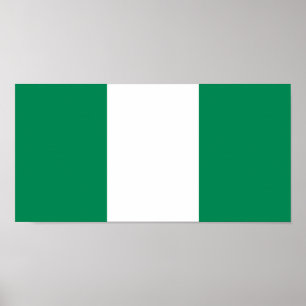 Vlag van Nigeria Poster