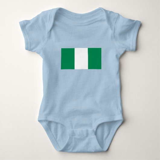 Vlag van Nigeria Romper (Voorkant)