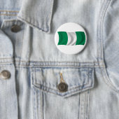vlag van Nigeria Ronde Button 5,7 Cm (In situ)