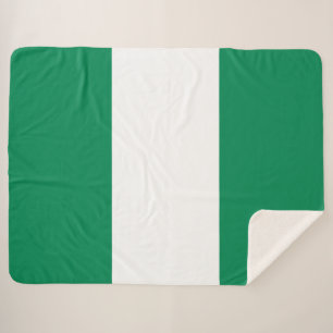 vlag van Nigeria Sherpa Deken