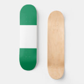 vlag van Nigeria Skateboard (Voorkant)