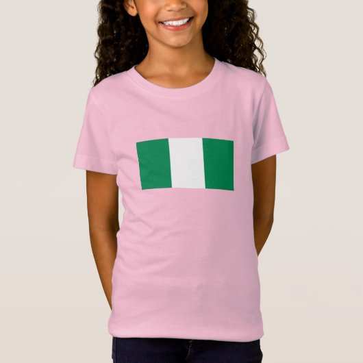 Vlag van Nigeria T-shirt (Voorkant)