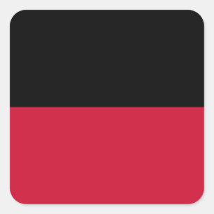 Vlag van Nijmegen Vierkante Sticker