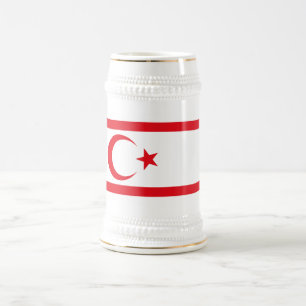 Vlag van Noord-Cyprus Bierpul