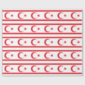 Vlag van Noord-Cyprus Cadeaupapier (Vlak)