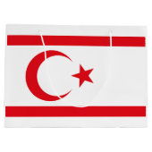 vlag van Noord-Cyprus Groot Cadeauzakje (Achterkant)