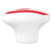 vlag van Noord-Cyprus Keramische Knop (Zijkant)