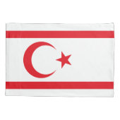 vlag van Noord-Cyprus Kussensloop (Achterkant)