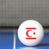 vlag van Noord-Cyprus Pingpongballen (Net)