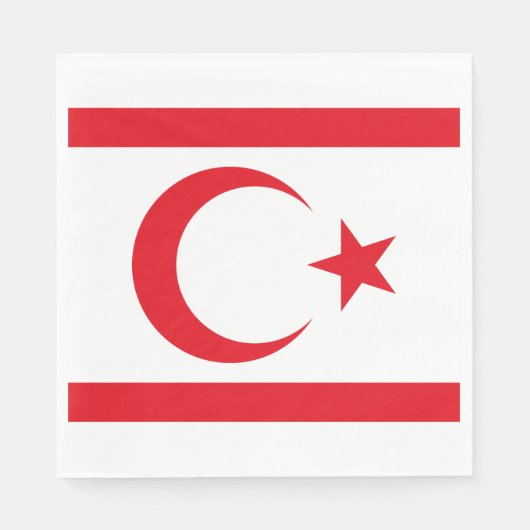 vlag van Noord-Cyprus Servet (Voorkant)