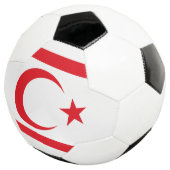 vlag van Noord-Cyprus Voetbal (Drie kwart)