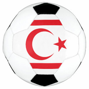 vlag van Noord-Cyprus Voetbal