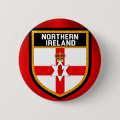 vlag van Noord-Ierland Ronde Button 5,7 Cm (Voorkant)