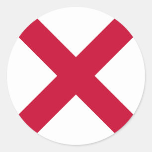 vlag van Noord-Ierland Ronde Sticker