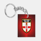vlag van Noord-Ierland Sleutelhanger (Voorkant Links)