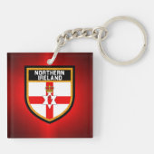vlag van Noord-Ierland Sleutelhanger (Achterkant)
