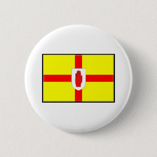 vlag van Noord-Ierland (Ulster) Ronde Button 5,7 Cm