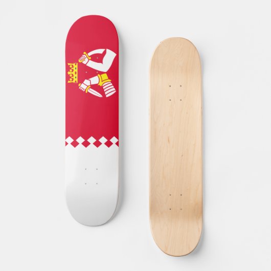 Vlag van Noord-Karelië Skateboard (Voorkant)