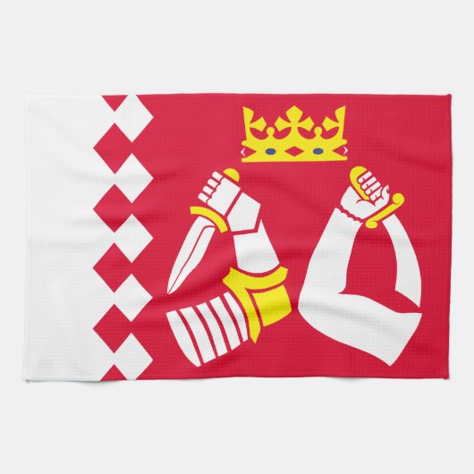 Vlag van Noord-Karelië Theedoek (Horizontaal)