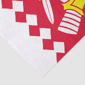 Vlag van Noord-Karelië Tissuepapier (Detail)