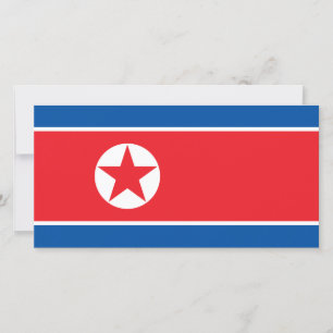 Vlag van Noord-Korea (DVK) Kaart
