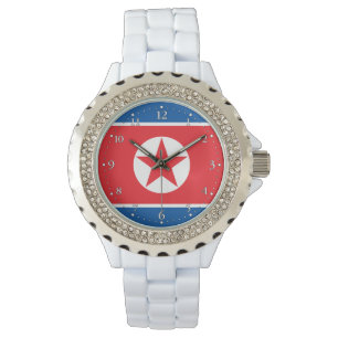 Vlag van Noord-Korea Horloge