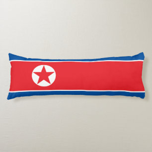 Vlag van Noord-Korea Lichaamskussen