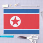 Vlag van Noord-Korea Tissuepapier (Craft)