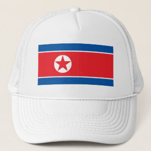 Vlag van Noord-Korea Trucker Pet